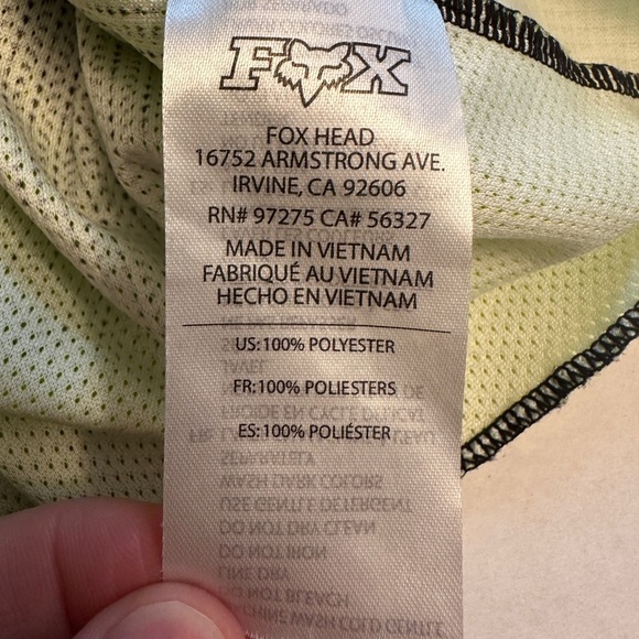 Fox Racing 180 Monster Energy Jersey Men’s XL Black Green Motocross - Picture 5 of 9